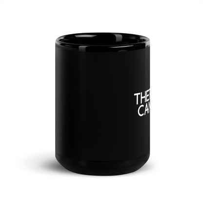 Therapy & Candles Black Glossy Mug