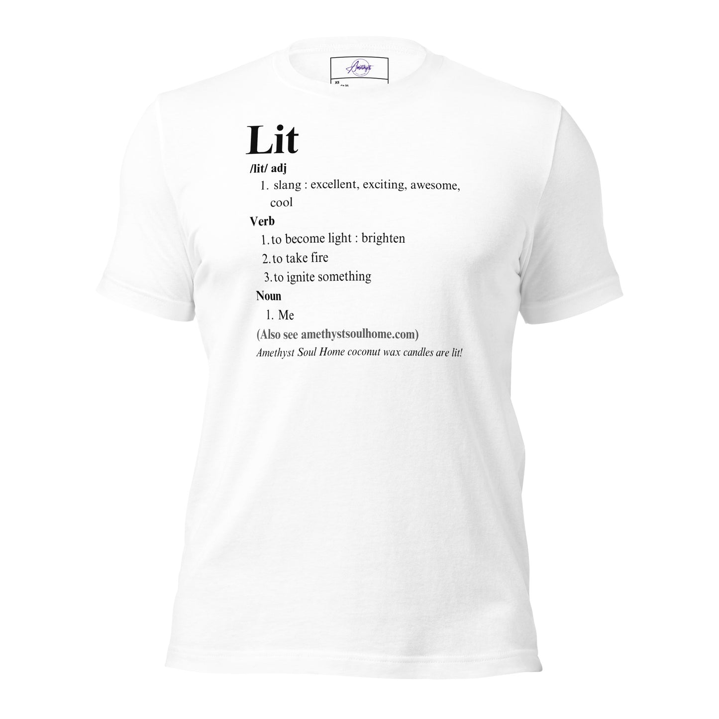Definition of Lit Unisex t-shirt