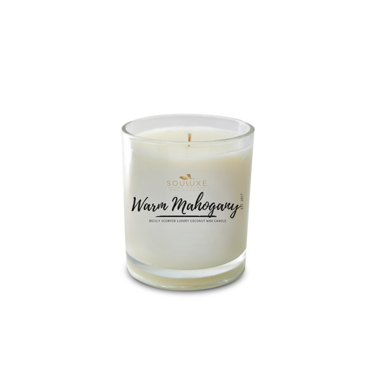 SouLuxe Warm Mahogany 7oz Candle