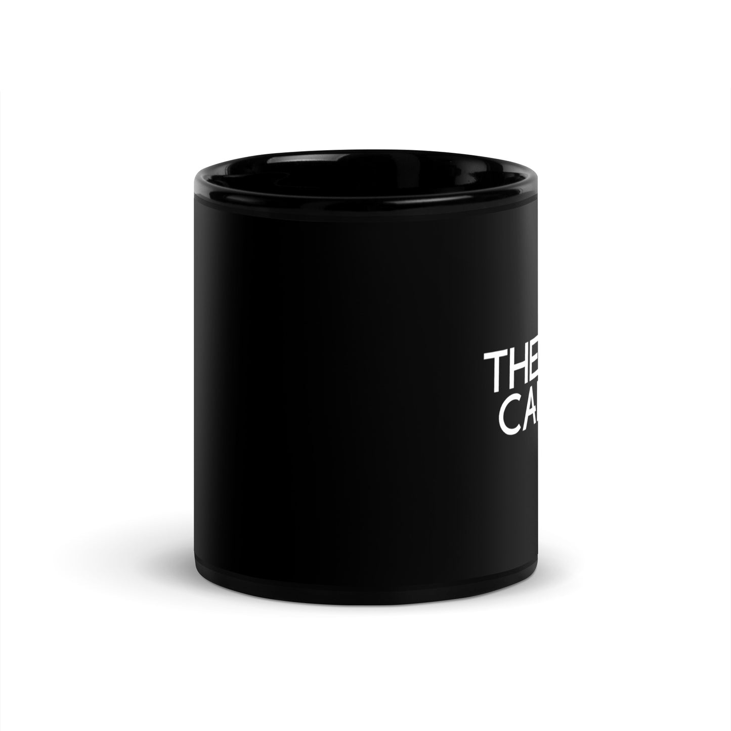 Therapy & Candles Black Glossy Mug