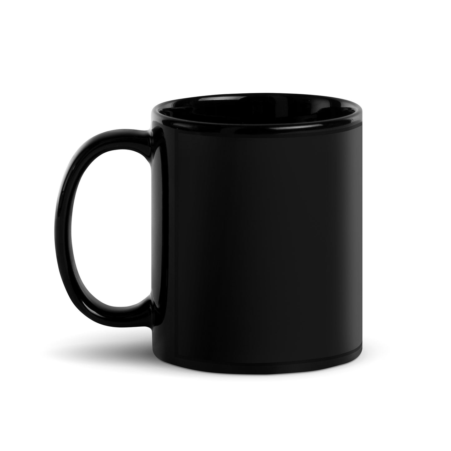 Therapy & Candles Black Glossy Mug