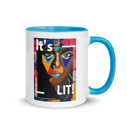 It's Lit Mug with Color Inside