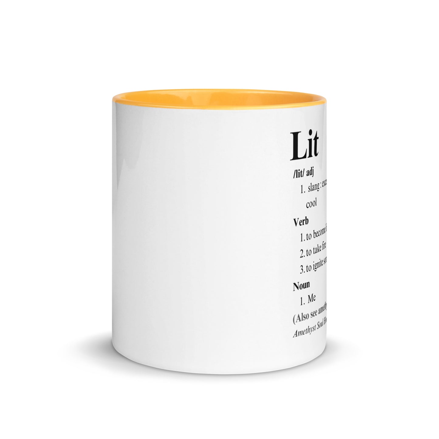 Lit Mug with Color Inside