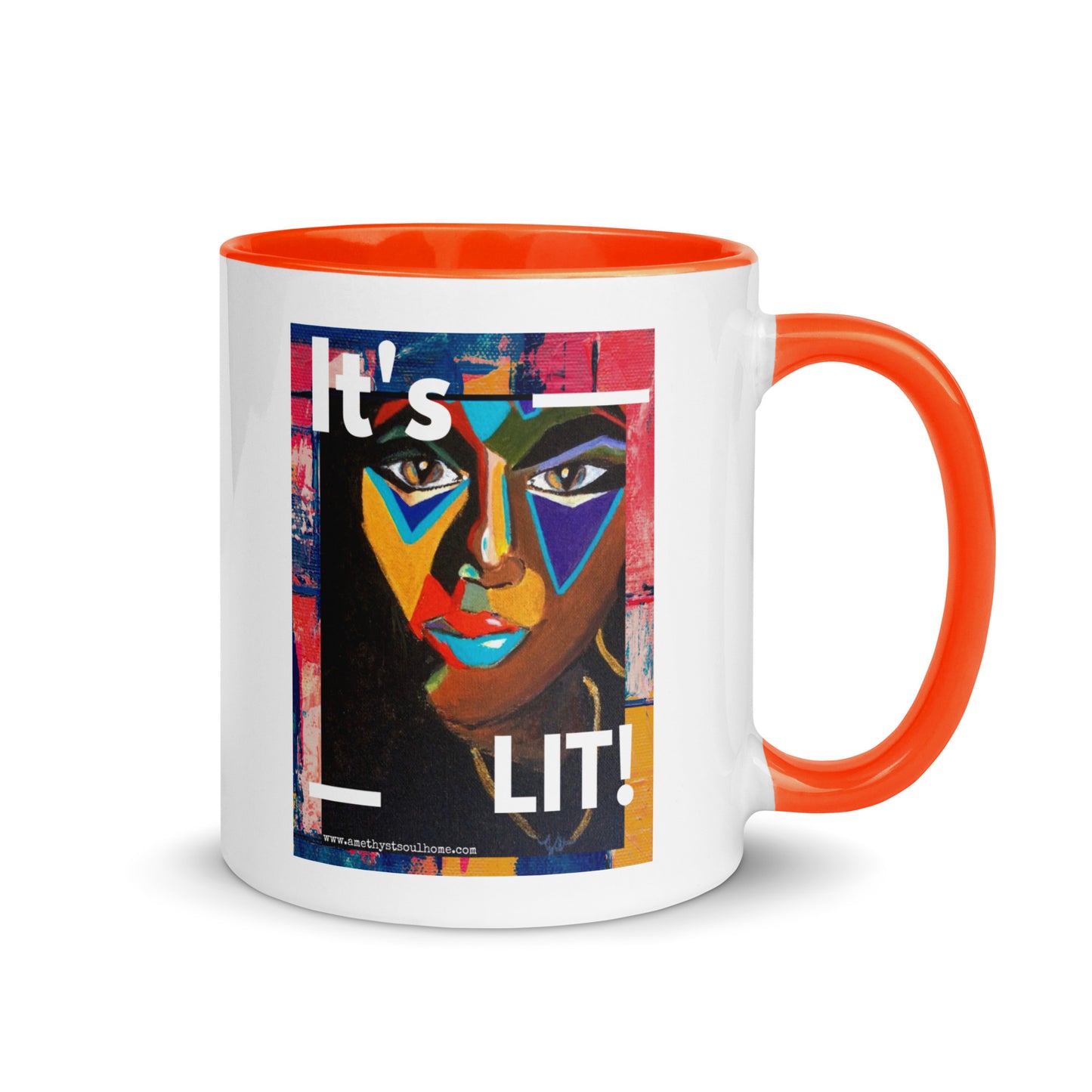 It's Lit Mug with Color Inside