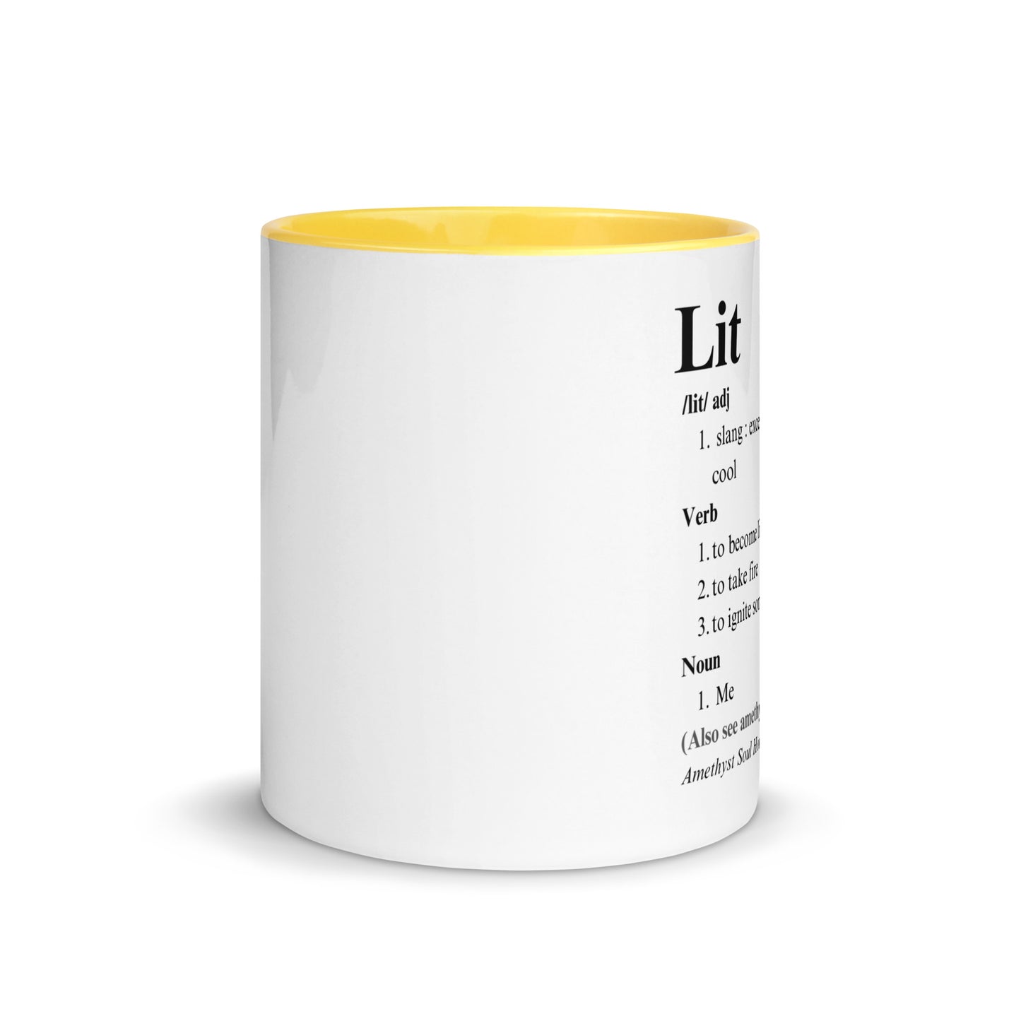 Lit Mug with Color Inside