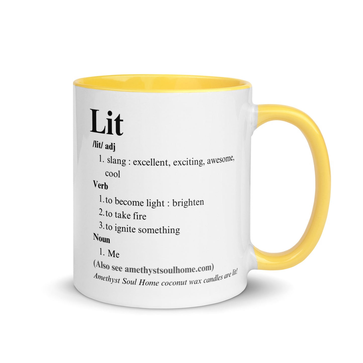 Lit Mug with Color Inside