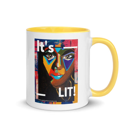 It's Lit Mug with Color Inside